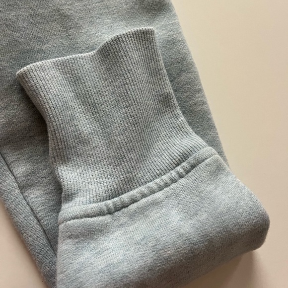 lululemon athletica Scuba Hoodie Light Cotton Fleece Heathered Dawn Blue -Size 6 - Picture 12 of 14